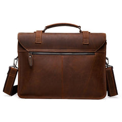 Leather Vintage Mens Briefcases Lawyer Briefcase Laptop Briefcase Business Briefcase For Men - iwalletsmen