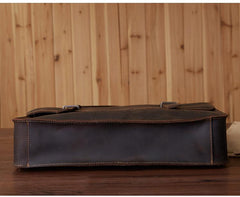 Leather Vintage Mens Briefcases Lawyer Briefcase Laptop Briefcase Business Briefcase For Men - iwalletsmen