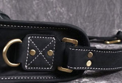 Cool Leather Men Vintage Coffee Messenger Bag Shoulder Bags for Men - iwalletsmen