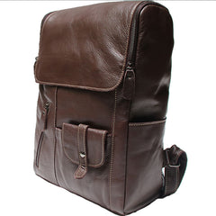 Leather Mens Backpacks Cool Travel Backpacks Laptop Backpack for men - iwalletsmen