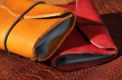 Leather Mens Card Wallet Small Card Wallet for Women