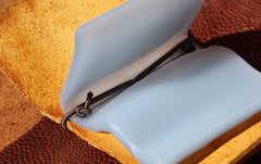 Leather Mens Card Wallet Small Card Wallet for Women