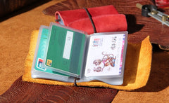 Leather Mens Card Wallet Small Card Wallet for Women