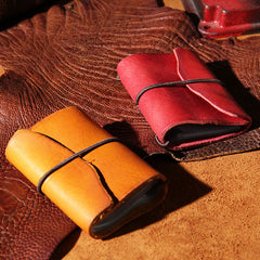Leather Mens Card Wallet Small Card Wallet for Women