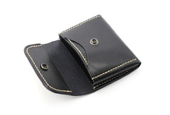 Leather Mens Card Wallets Front Pocket Wallet Small Cool Change Wallet for Men - iwalletsmen