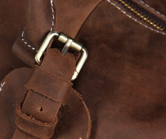 Leather Mens Cool Large Weekender Bag Travel Bag for Men