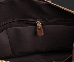 Leather Mens Cool Large Weekender Bag Travel Bag for Men