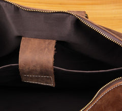 Leather Mens Cool Large Weekender Bag Travel Bag for Men