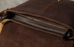 Leather Mens Cool Messenger Bag Shoulder Bag Crossbody Bag for Men
