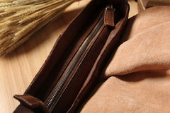Leather Mens Cool Messenger Bag Shoulder Bag Vintage Crossbody Bag for Men