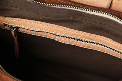 Leather Mens Cool Messenger Bag Shoulder Bag Vintage Crossbody Bag for Men