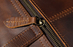 Leather Mens Cool Shoulder Bag Vintage Purse Messenger Bag Crossbody Bag for Men