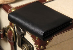 Leather Mens Cool Slim billfold Leather Wallet Men Small Wallets Bifold for Men