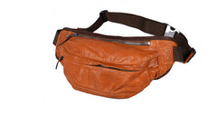 Leather Mens Cool Sling Bag Crossbody Bag Chest Bag Fanny Pack for men