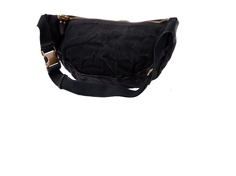 Leather Mens Cool Sling Bag Crossbody Bag Chest Bag Fanny Pack for