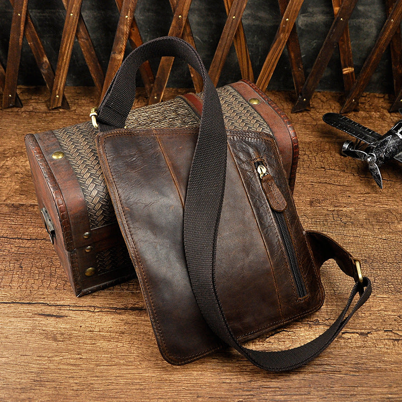 Giant Fanny Pack, Brown Leather, YKK Zips, Extra Durable, Over Sized Chest  Bag or Belt Bag, Durable Lining, 3 Compartments and Inner Zip - Etsy