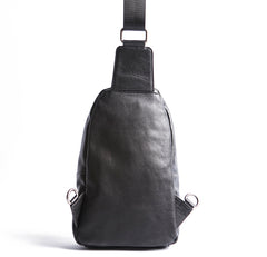 Leather Mens Cool Sling Bag Crossbody Bag Chest Bag for men