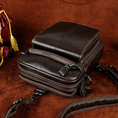 Leather Mens Cool Sling Bag Crossbody Bag Waist Bag for men