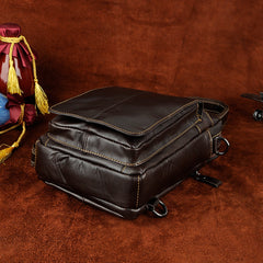 Leather Mens Cool Sling Bag Crossbody Bag Waist Bag for men
