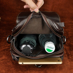 Leather Mens Cool Sling Bag Crossbody Bag Waist Bag for men