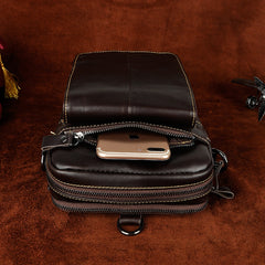 Leather Mens Cool Sling Bag Crossbody Bag Waist Bag for men