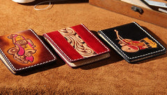 Leather Mens Driver License Wallet Men Small Wallets Slim for Men