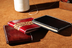 Leather Mens Driver License Wallet Men Small Wallets Slim for Men