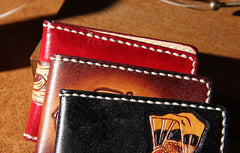 Leather Mens Driver License Wallet Men Small Wallets Slim for Men