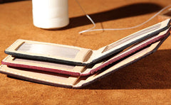 Leather Mens Driver License Wallet Men Small Wallets Slim for Men