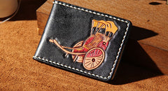 Leather Mens Driver License Wallet Men Small Wallets Slim for Men