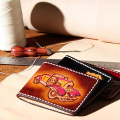 Leather Mens Driver License Wallet Men Small Wallets Slim for Men