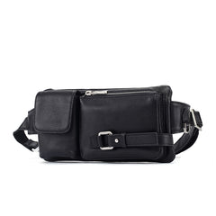 Leather Mens FANNY PACK MENS WAIST BAG HIP PACK BELT BAG FOR MEN - iwalletsmen