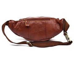 Leather Mens Fanny Pack Waist Bag Hip Pack Belt Bag Bumbag for Men