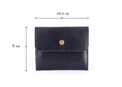 Leather Mens Front Pocket Wallet Card Wallets Slim Small Change Wallets for Men - iwalletsmen