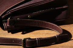 Leather Mens Messenger Bag Shoulder Bag Crossbody Bag for Men