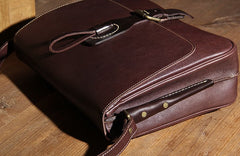 Leather Mens Messenger Bag Shoulder Bag Crossbody Bag for Men