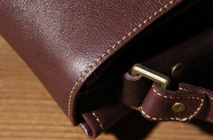 Leather Mens Messenger Bag Shoulder Bag Crossbody Bag for Men