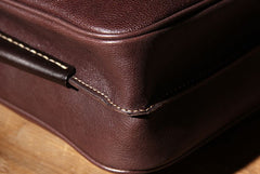 Leather Mens Messenger Bag Shoulder Bag Crossbody Bag for Men