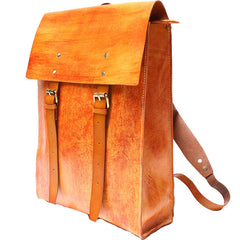 Leather Mens School Backpacks Travel Backpacks Laptop Backpack for men - iwalletsmen