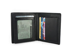 Leather Mens Slim Bifold Small Wallet Front Pocket Wallet Small Wallet for Men - iwalletsmen