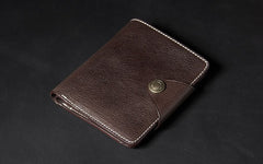 Leather Mens Slim billfold Leather Wallet Men Small Wallets Bifold for Men