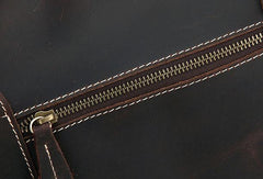 Leather Mens Weekender Bag Duffle Bag Overnight Bag Travel Bag - iwalletsmen