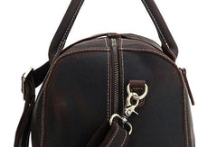 Leather Mens Weekender Bag Duffle Bag Overnight Bag Travel Bag - iwalletsmen