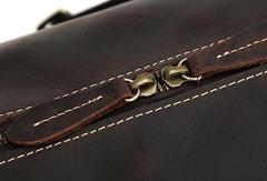 Leather Mens Weekender Bag Duffle Bag Overnight Bag Travel Bag - iwalletsmen