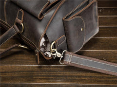 Leather Mens Weekender Bag Large Travel Bag Duffle Bag Vintage Overnight Bag Bag - iwalletsmen