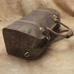 Cool Leather Mens Weekender Bags Vintage Travel Bags Duffle Bag - iwalletsmen