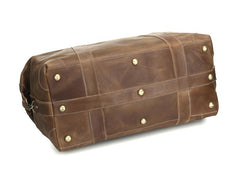 Cool Leather Mens Large Weekender Bag Vintage Travel Bag Duffle Bags - iwalletsmen