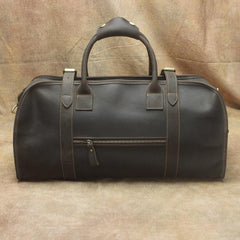 Cool Leather Mens Weekender Bags Vintage Travel Bags Duffle Bag - iwalletsmen