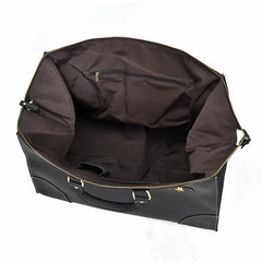Cool Leather Mens Large Weekender Bag Vintage Travel Bag Duffle Bag for Men - iwalletsmen