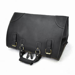Cool Leather Mens Large Weekender Bag Vintage Travel Bag Duffle Bag for Men - iwalletsmen